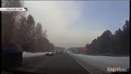 Conductor grabó el momento exacto de su muerte estrellado contra un camión