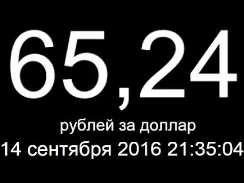 Курс доллара, евро, цена нефти сегодня, 14 сентября 2016 онлайн