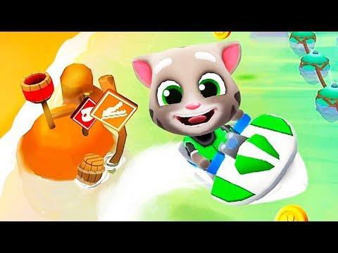 АКВАБАЙК ГОВОРЯЩЕГО ТОМА 2 #18 ДРУЗЬЯ Анжела мультфильм Мультик игра для детей Talking Tom Jetski 2