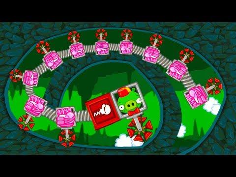 МАШИНКИ Bad Piggies #12 мультик игра как Хот вилс Hot Wheels про тачки. Собираем новую машинку #МК