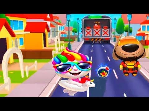 ГОВОРЯЩИЙ ТОМ БЕГ ЗА ЗОЛОТОМ #158   Зомби против Принцессы   Talking Tom Gold Run мультик