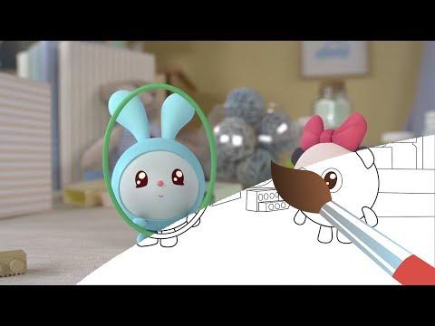 МАЛЫШАРИКИ - Обруч - Мультик Раскраска с Малышариками