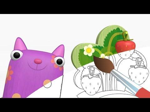 ДЕРЕВЯШКИ - Радуга - Мультик Раскраска с Деревяшками - Раскрашиваем мультики