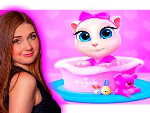 МОЯ ГОВОРЯЩАЯ АНДЖЕЛА  #216 Говорящий Том и друзья Мультик про котиков Мульт ИГРА  #УШАСТИК KIDS