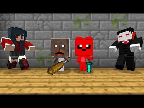 Желейный Мишка И Гренни Против Вампиры В Майнкрафт ~ Мультик Minecraft! Мишка Нуб