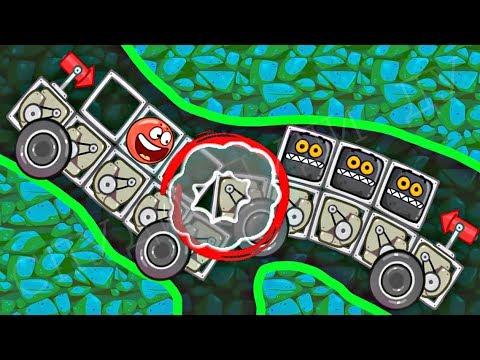 99999 КРАСНЫХ ШАРИКОВ в BAD PIGGIES !!! Энгри Бердз ! Red Ball 4 in Angry Birds Мультик про Шар дети