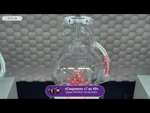 Столото представляет | Лотерея «Спортлото «7 из 49». Тираж № 14421 от 02.06.2022 г.