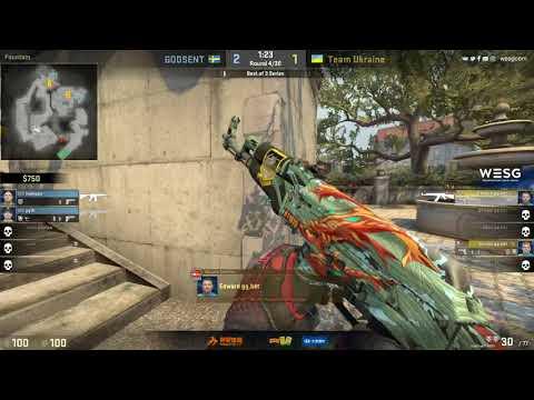УКРАИНЦЫ в ГРАНД ФИНАЛЕ WESG по CS GO | Team Ukraine vs GODSENT.Map 2.de_overpass |EU/CIS quals