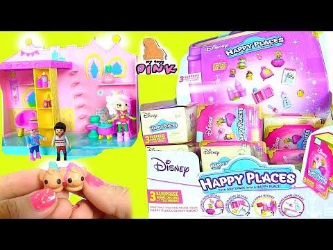 #Сюрпризы HAPPY PLACES + Disney ТАПОЧКИ для Кукол! СБЕЖАВШАЯ НЕВЕСТА! Мультик Шопкинс на Русском