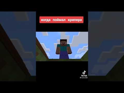 КОГДА ПОЙМАЛ КРИПЕРА 