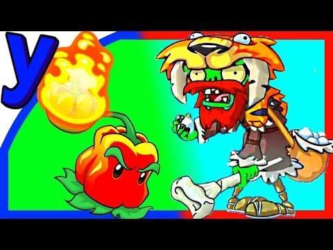 ПРоХоДиМеЦ и ОГНЕННЫЙ ПЕРЕЦ против ЗАМОРОЖЕННЫХ ЗОМБИ! #414 Мультик ИГРА - Растения против ЗОМБИ 2