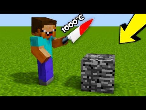 РАСКАЛЕННЫЙ НОЖ против БЕДРОКА В МАЙНКРАФТ!  КАК ВЫЖИТЬ НУБУ? ТРОЛЛИНГ В MINECRAFT | МУЛЬТИК