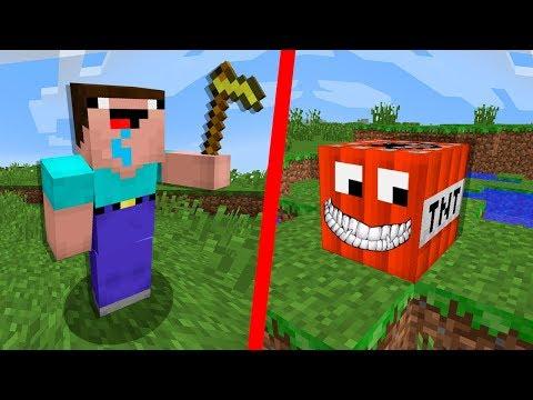 НУБ ПРОТИВ ЗЛОЙ ДИНАМИТ УБИЙЦА В МАЙНКРАФТ ! НУБ ПРОТИВ ТРОЛЛИНГ ЛОВУШКА MINECRAFT МУЛЬТИК