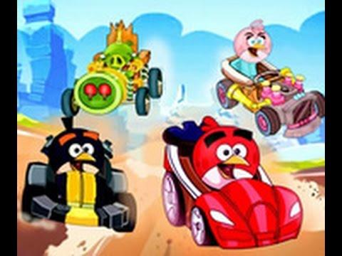 Мультик игра про Машинки Angry Birds GO - детская игра как Мультфильм !!!