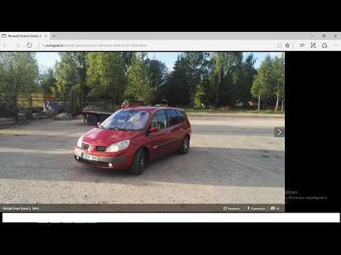 Литва Заказ Renault Grand Scenic II 1500 евро. Заказ авто 063-7078595