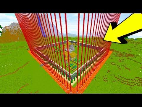 ЭТО САМАЯ ЗАЩИЩЕННАЯ ДЕРЕВНЯ В МАЙНКРАФТЕ! 100% ЗАЩИТА! ЛОВУШКА MINECRAFT МУЛЬТИК