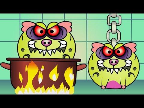 ЗОМБИ КРЫСЫ Нападают СПАСАЕМ свой дом Игровой мультик для детей Rats Invasion