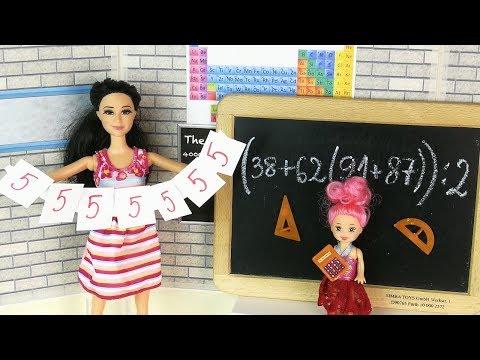 ЛЁГКИЙ ПРИМЕР Мультик #Барби Про Школу Куклы Игрушки Для девочек IkuklaTV Школа