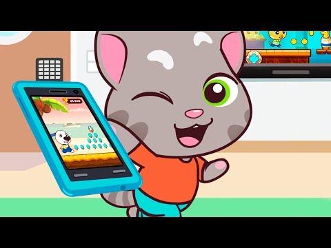 ГОВОРЯЩИЙ ТОМ БЕГ ЗА СЛАДОСТЯМИ #57 игровой мультик для детей ТОМ и КОНФЕТЫ Talking Tom Cand Run