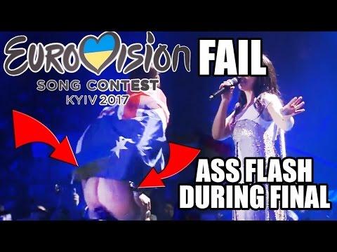 Man shows ass on stage | Показал зад | Eurovision  2017