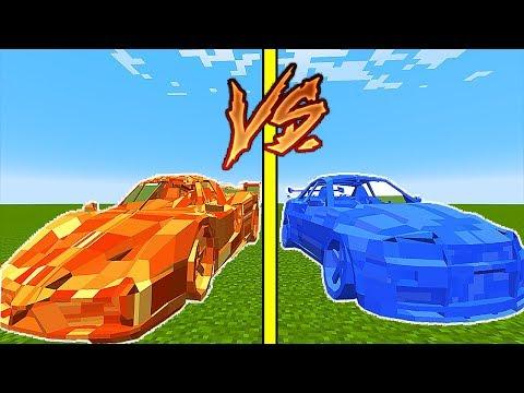 МАШИНА ИЗ ЛАВЫ ПРОТИВ МАШИНЫ ИЗ ВОДЫ В МАЙНКРАФТ ! КАК НУБ ПОСТРОИЛ МАШИНУ В MINECRAFT МУЛЬТИК