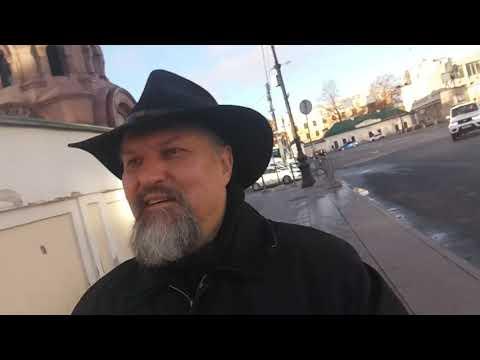 2018.10.19 Утренняя молитва в Санкт-Петербурге, на площади "Александра Невского". Архиепископ Сергей