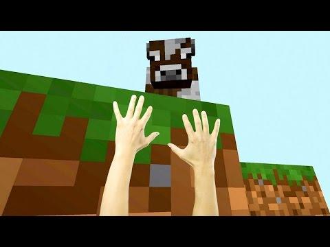 РЕАЛИСТИЧНЫЙ МАЙНКРАФТ ~ СТИВ СТАЛ КРОШЕЧНЫМ | Minecraft В РЕАЛЬНОЙ ЖИЗНИ | ПЕРЕВОД мультик