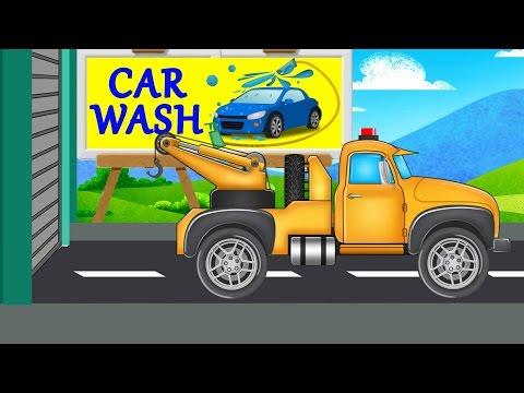 Tow Truck | Car Wash | Video For Kids | Cartoon Car for kids