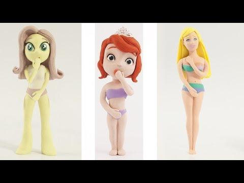 Sofia de first, Barbie, Frozen Elsa, Spiderman 