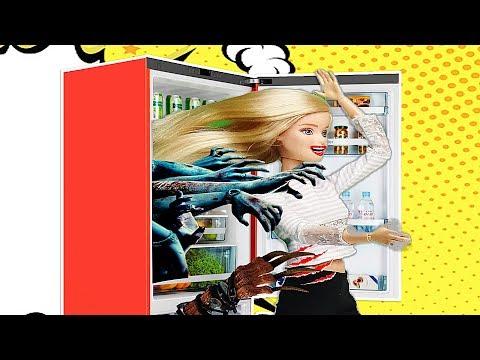 Барби ужастик- холодильник монстр! Мультик для детей!