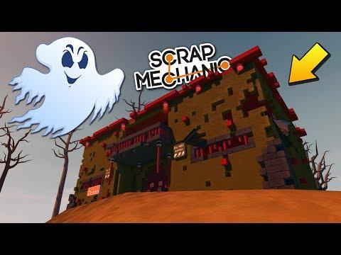 ОДНА НОЧЬ в ДОМЕ УЖАСОВ С ПРИВИДЕНИЯМИ !!! МУЛЬТИК в СКРАП МЕХАНИК !!! СКАЧАТЬ Scrap Mechanic !!!