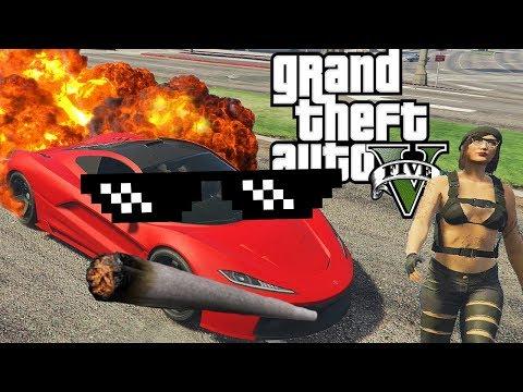 Приколы в GTA 5 Thug Life | Фейлы, трюки и удачные моменты