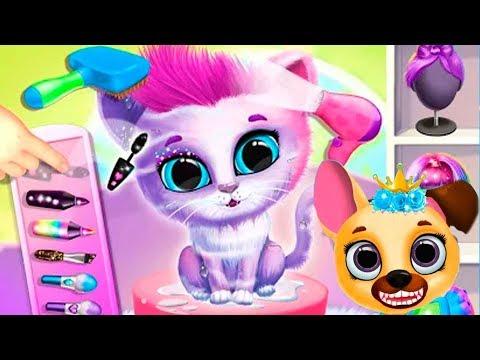 Мультик про котят | Друзья Кики и Фифи в отпуске | Прически и наряды в игре для детей