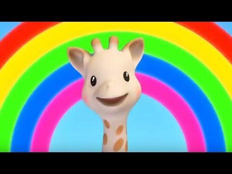 Жираф Софи - Учим цвета – Красный и Жёлтый - Мультик 1 - Обучающие мультфильмы для малышей 0-4