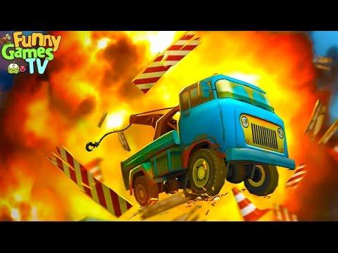 Игровой мультик про машинку грузовик машинка эвакуатор строим мост развивающее смешное детское видео