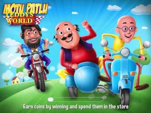Motu Patlu Scooter Bike Race Cartoon in Hindi Game