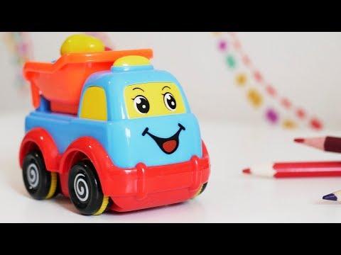 Мультик про Машинки для малышей Грузовичок Джек учит цифры