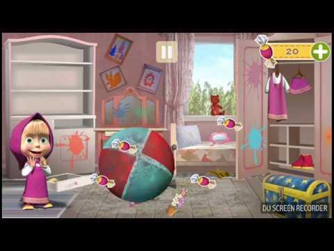Маша и Медведь: Уборка в Доме Развивающая игра Детское видео как мультик Let's play