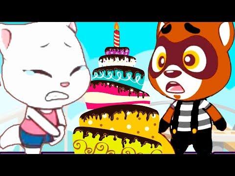 ТОМ ЗА СЛАДОСТЯМИ #15 мультик игра для детей ГОВОРЯЩИЙ ТОМ и АНДЖЕЛА друзья Видео для малышей