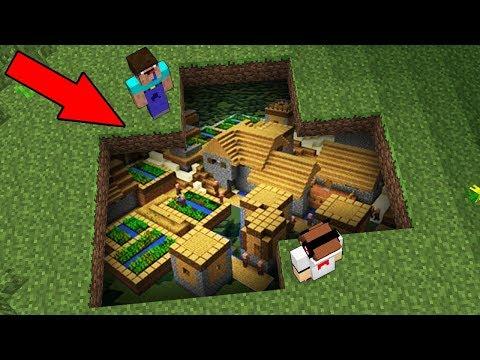 НУБ И ПРО НАШЛИ ПОДЗЕМНУЮ ДЕРЕВНЮ ЖИТЕЛЕЙ В МАЙНКРАФТ ! ТАЙНА MINECRAFT ТРОЛЛИНГ ЛОВУШКА Мультик