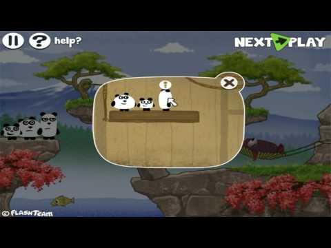 Aufrechtzuerhalten in Drei Cartoon Panda Cartoon Spiel für Kinder 10 Serie japan kidmastergames