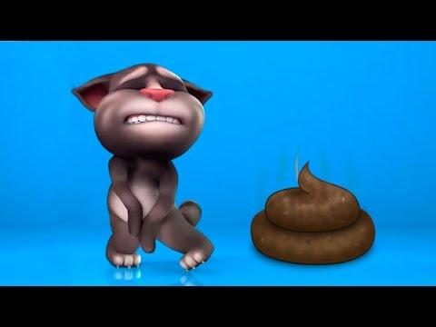Мой говорящий Том ЗАБОЛЕЛ живот игровой мультик для детей