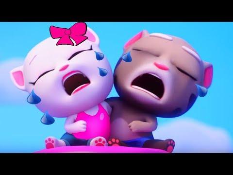 ГОВОРЯЩИЙ ТОМ АКВАПАРК #7 Анджела Хэнк Бен и Джинджер мультик игра видео для детей Talking Tom Pool