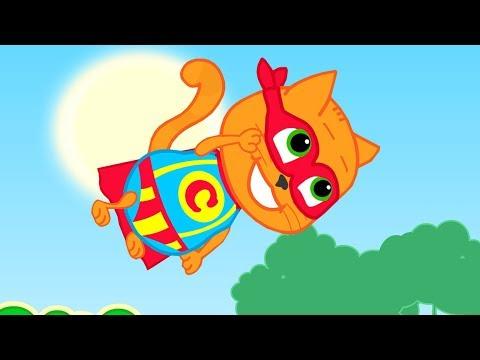 Cartoons for Kids - Babies Play In Superheroes  | New Cartoon by Cats Family | Episode #57