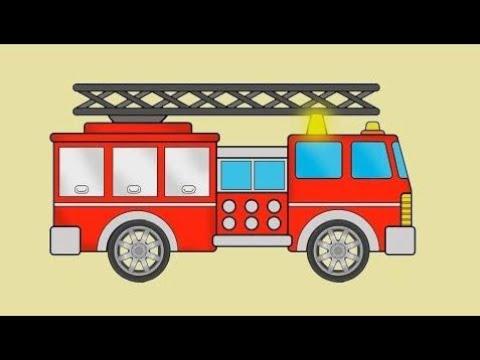 Мультик. Пожарная Машина. Спасаем Лес От Огня. Развивающее Видео Для Детей