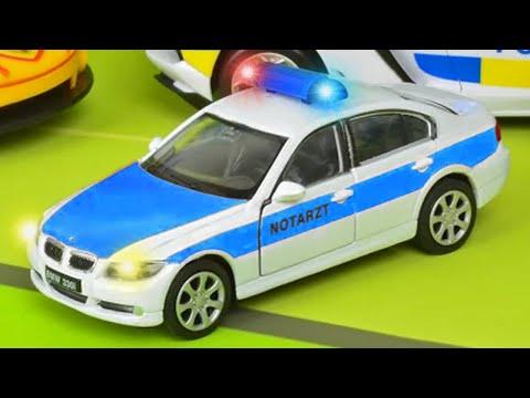 МУЛЬТИК Полицейская Машина и Друзья в городке Мультфильм про Машинки для детей