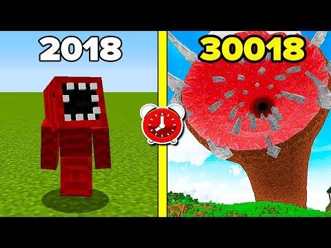 ЧТО БУДЕТ С ГИГАНТСКИЙ ЧЕРВЬ ЧЕРЕЗ 10000 ЛЕТ В МАЙНКРАФТ! КАК МЕНЯЛСЯ НУБ MINECRAFT ТРОЛЛИНГ МУЛЬТИК