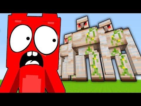 ЖЕЛЕЙНЫЙ МИШКА ПРОТИВ ГОЛЕМА МУТАНТА ТИТАНА В МАЙНКРАФТ ~ ИСПЫТАНИЯ МУЛЬТИК MINECRAFT ! МЕДВЕДЬ НУБ