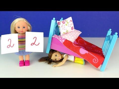 24 ЧАСА ПОД КРОВАТЬЮ ПОДРУГИ Мультик #Барби Школа Куклы Игрушки для девочек