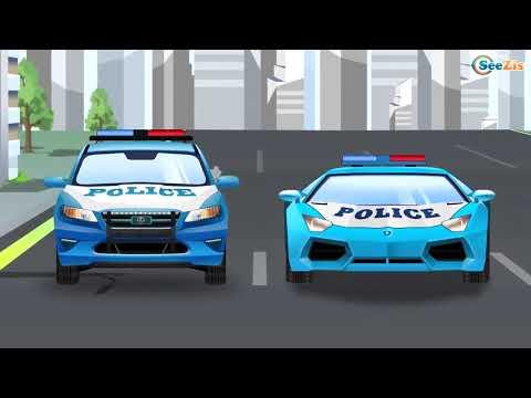 МУЛЬТИК ПРО МАШИНКИ. Мультики для детей. Полиция погони мультик.